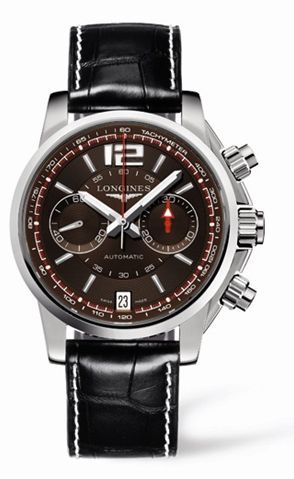 Longines Admiral Chronograph Kahverengi Kayış 42mm, referans L3.666.4.66.2