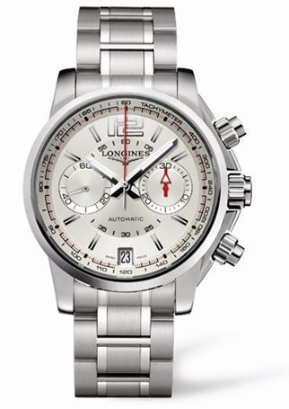 Longines Admiral Chronograph Gümüş 42mm, referans L3.666.4.76.6