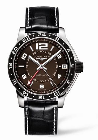 Longines Admiral GMT Kahverengi, referans L3.668.4.66.2