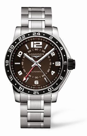 Longines Admiral GMT Kahverengi Bilezik, referans L3.668.4.66.6