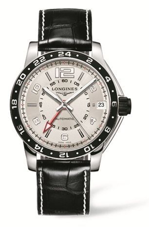Longines Admiral GMT Ivory Siyah, referans L3.668.4.76.0