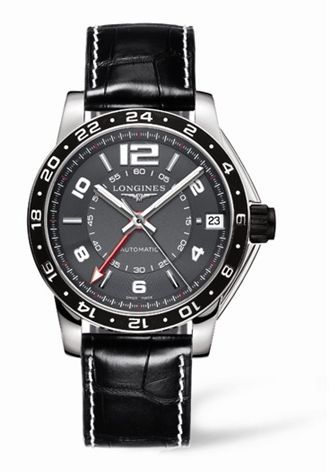 Longines Admiral GMT Gri, referans L3.668.4.79.2