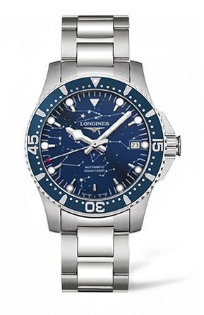 Longines HydroConquest 39 Automatic Paslanmaz Çelik / Mavi / Bilezik / Star Navigation, referans L3.675.4.96.6