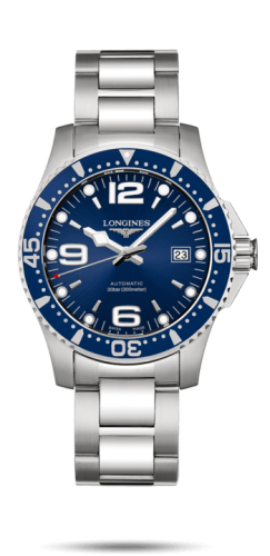Longines HydroConquest 41 Automatic Paslanmaz Çelik / Mavi / Bilezik / Tetra Pak, referans L3.742.4.09.6