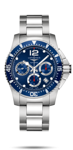Longines HydroConquest 41 Automatic Chronograph Paslanmaz Çelik / Mavi / Bilezik, referans L3.744.4.96.6