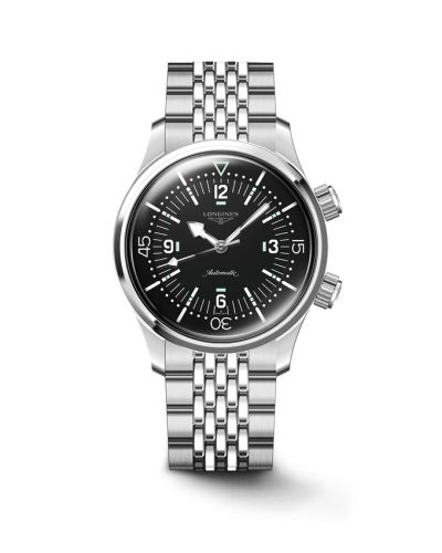 Heritage Legend Diver 39 Paslanmaz Çelik / Siyah / Bilezik