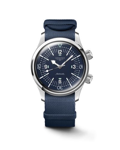 Heritage Legend Diver 39 Paslanmaz Çelik / Mavi / NATO