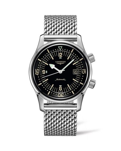 Legend Diver Date Paslanmaz Çelik / Siyah / Milanese 42 mm
