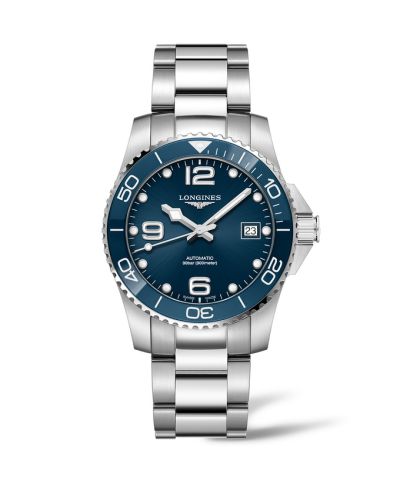 Longines HydroConquest 39 Automatic Paslanmaz Çelik / Mavi / Bilezik, referans L3.780.4.96.6