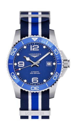 Longines HydroConquest 41 Automatic Paslanmaz Çelik / Seramik / Spain, referans L3.781.4.97.6
