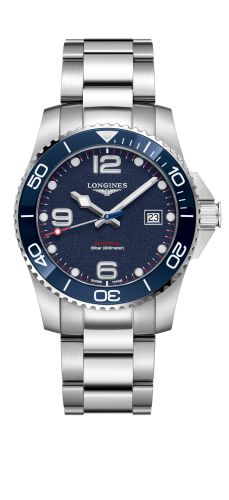 Longines HydroConquest 41 Automatic Paslanmaz Çelik / Seramik / France, referans L3.781.4.98.6