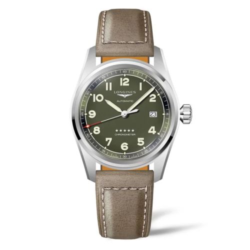 Longines Spirit Automatic 40 Yeşil / Kayış, referans L3.810.4.03.2