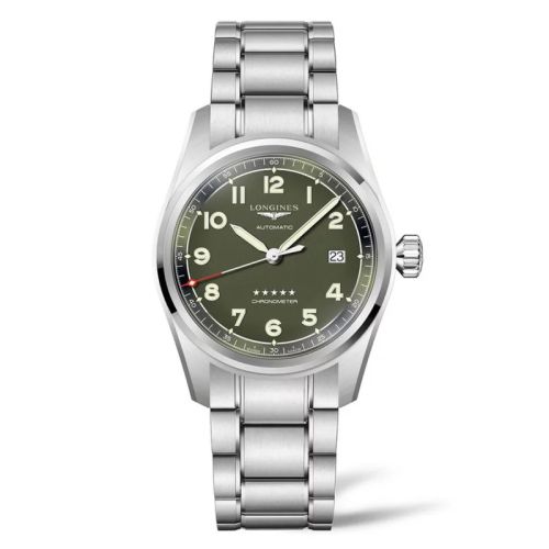 Longines Spirit Automatic 40 Yeşil / Bilezik, referans L3.810.4.03.6