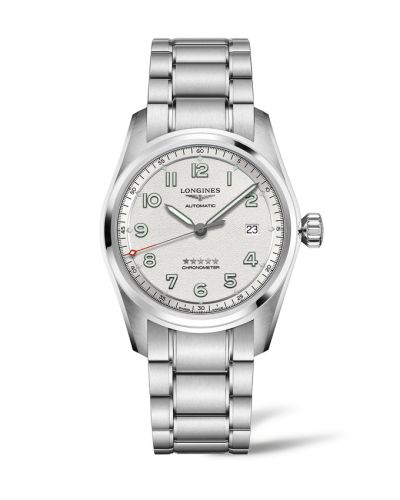 Longines Spirit Automatic 40 Gümüş / Bilezik, referans L3.810.4.73.6