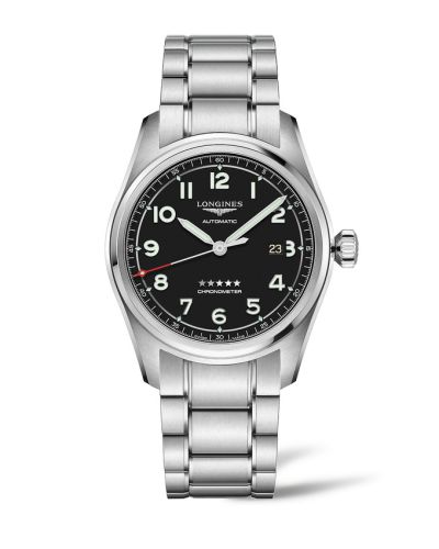 Longines Spirit Automatic 42 Siyah / Bilezik, referans L3.811.4.53.6