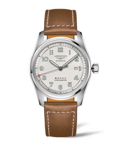 Longines Spirit Automatic 42 Gümüş / Kayış XL, referans L3.811.4.73.4