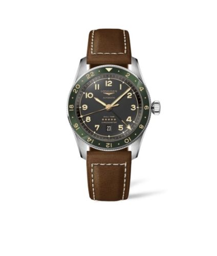 Longines Spirit Zulu Time 42 Gri / Kayış, referans L3.812.4.63.2