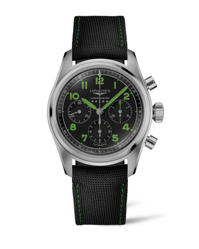 Longines Spirit Chronograph 42 Pioneer Edition Titanyum / Siyah, referans L3.829.1.53.2