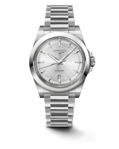 Longines Conquest 41 Stainless Steel / Silver / Bracelet, reference L3.830.4.72.6