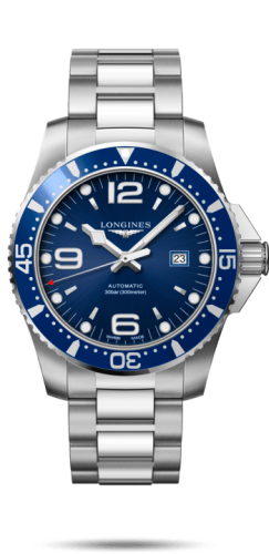 Longines HydroConquest 44 Automatic Paslanmaz Çelik / Mavi / Bilezik, referans L3.841.4.96.6