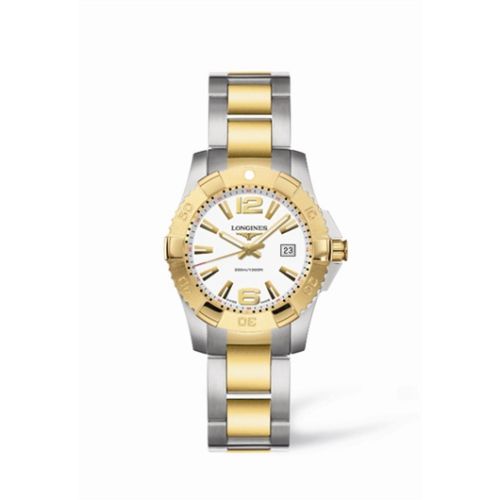 Longines Hydroconquest Quartz 29.5 Two Tone, referans L3.247.3.16.7