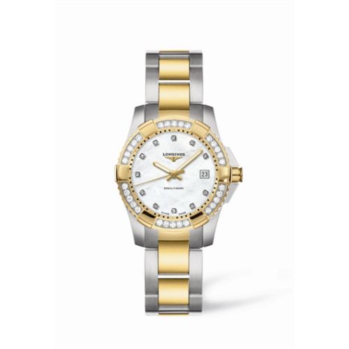 Hydroconquest Quartz 29.5 Two Tone Elmas