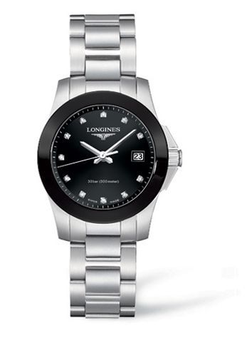 Longines Conquest 29.5 Quartz Seramik, referans L3.257.4.57.6