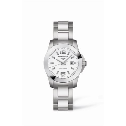 Longines Conquest 29.5 Quartz Paslanmaz Çelik, referans L3.258.4.16.6