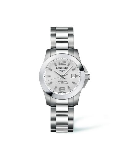 Longines Conquest 29.5 Automatic Paslanmaz Çelik Gümüş, referans L3.276.4.76.6