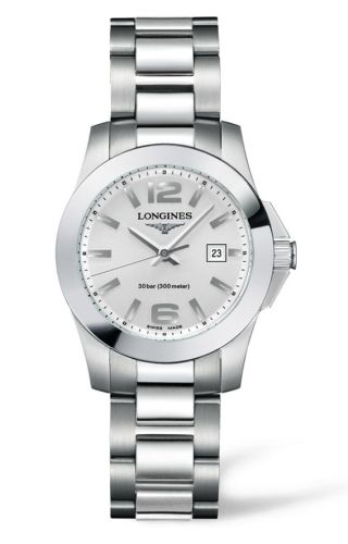 Longines Conquest 29.5 Quartz Paslanmaz Çelik, referans L3.277.4.76.6