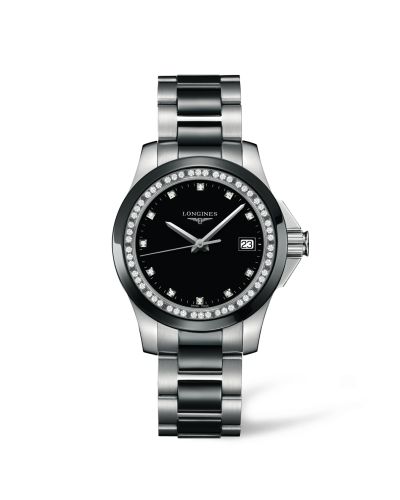 Longines Conquest 35 Quartz Seramik Elmas, referans L3.281.0.57.7