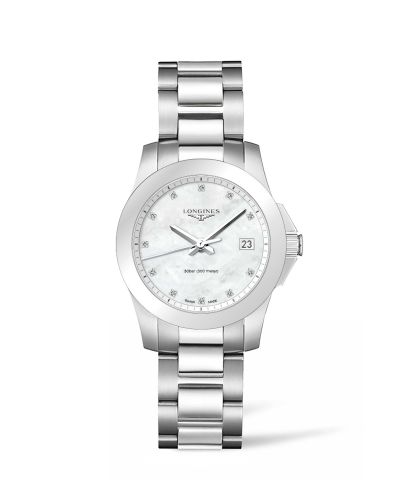 Longines Conquest Quartz 34 Paslanmaz Çelik / MOP, referans L3.377.4.87.6