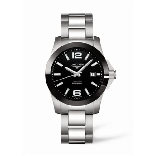 Longines Conquest Automatic 39 Seramik, referans L3.655.4.56.6