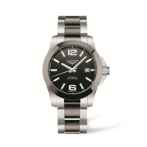 Longines Conquest 41 Automatic Seramik, referans L3.657.4.06.7