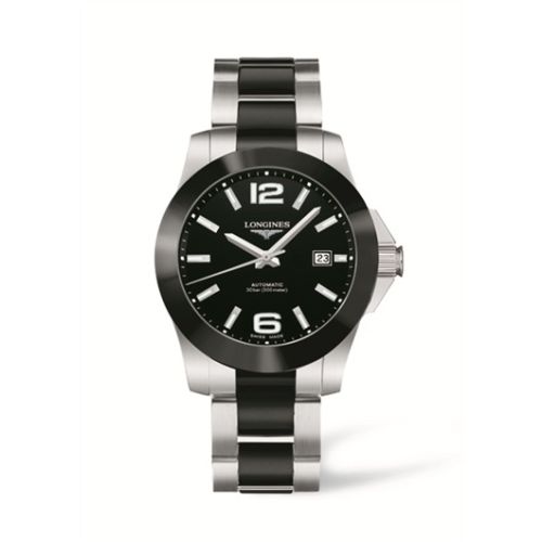 Longines Conquest 41 Automatic Seramik, referans L3.657.4.56.7