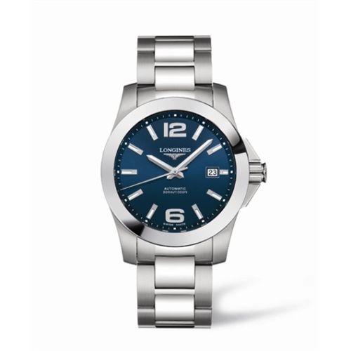 Longines Conquest Automatic 41mm Mavi, referans L3.658.4.96.6