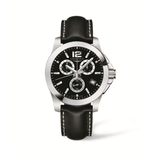 Longines Conquest Chronograph Quartz 41mm, referans L3.660.4.56.3