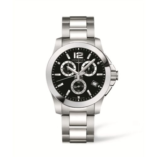 Longines Conquest Chronograph Quartz 41mm, referans L3.660.4.56.6