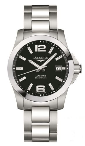Longines Conquest 39 Automatic Siyah, referans L3.676.4.58.6