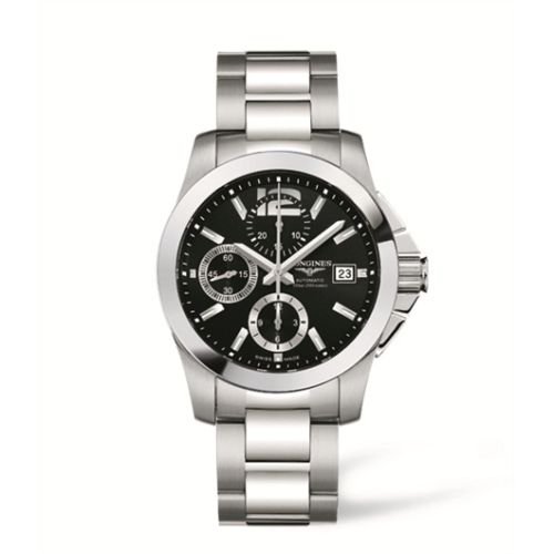 Longines Conquest Chronograph 41mm, referans L3.678.4.56.6