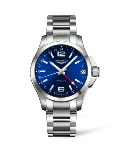 Longines Conquest 41 Automatic GMT, referans L3.687.4.99.6