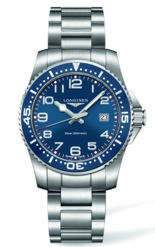 Longines Hydroconquest Quartz 39 Mavi, referans L3.688.4.03.6