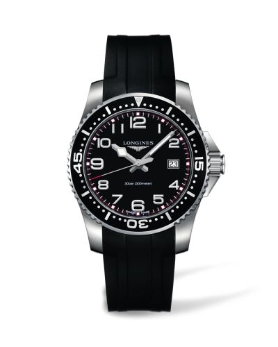 Longines Hydroconquest Quartz 41 Siyah, referans L3.689.4.53.2