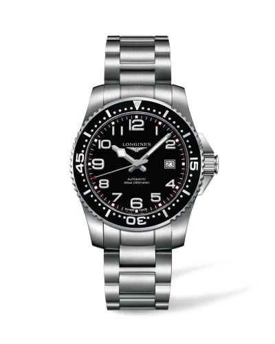 Longines Hydroconquest Automatic 39 Siyah, referans L3.694.4.53.6