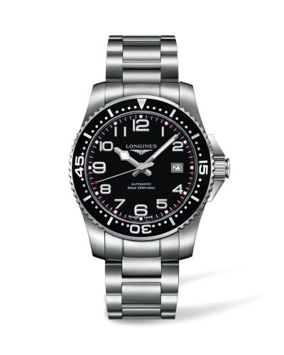 Longines Hydroconquest Automatic 41 Siyah, referans L3.695.4.53.6