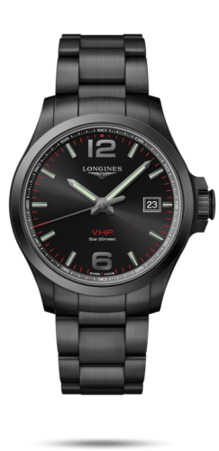 Longines Conquest V.H.P. 43 PVD / Siyah / Bilezik, referans L3.726.2.56.6