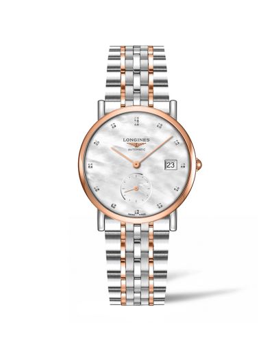 Elegant Collection Small Second 34.5 Paslanmaz Çelik - Pembe Altın / MOP / Bilezik