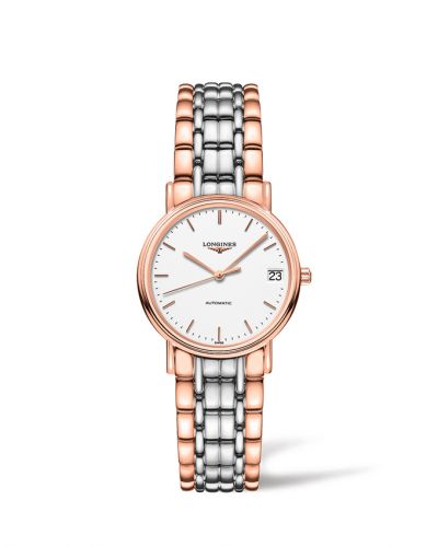 Longines Presence Automatic 30 PVD Kırmızı / Beyaz / Bilezik, referans L4.322.1.12.7