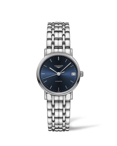 Longines Presence Automatic 30 Paslanmaz Çelik / Mavi / Bilezik, referans L4.322.4.92.6