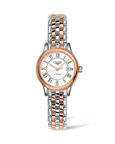 Flagship 30 Paslanmaz Çelik - Pembe Altın / Beyaz - Roman / Bilezik